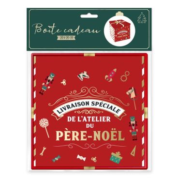 Une jolie boîte cadeau qui vient de l'atelier du père Noël | jourdefete.com Une jolie boîte cadeau qui vient de l'atelier du père Noël | jourdefete.com