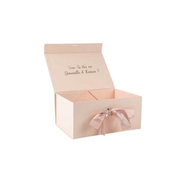 Boîte Veux-tu être ma Demoiselle d'Honneur ? - Blush et Or