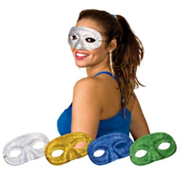 Loup brillant à paillettes