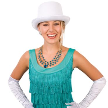 Chapeau Satin Gala Blanc