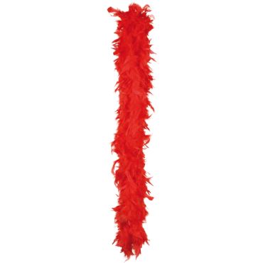 Boa Plumes Rouge