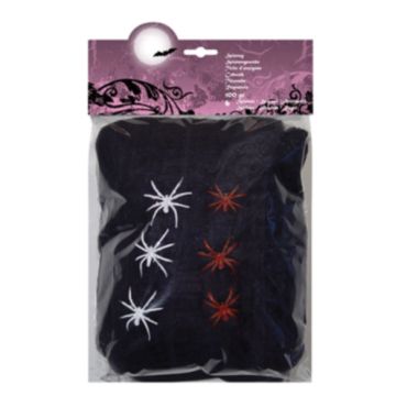 Toiles d'Araignées Noires Halloween