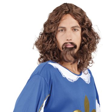 Perruque Mousquetaire et sa Barbichette