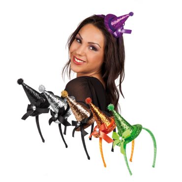 Serre-Tête Chapeau Pointu Brillant