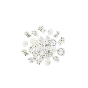 100 confettis feuillage et or collection botanique