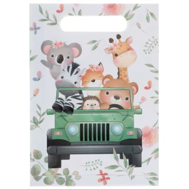 Lot de 10 sacs cadeaux - Explorateur | jourdefete.com