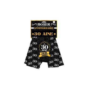 boxer festif anniversaire 30aine | jourdefete.com