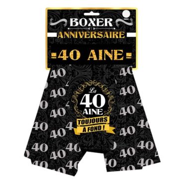 boxer festif 40 ans | jourdefete.com