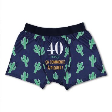 Un superbe boxer à offrir lors des 40 ans d'un proche | jourdefete.com