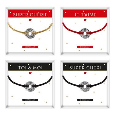 bracelet amour modèle au choix | jourdefete.com