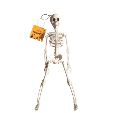 Squelette blanc à suspendre pour Halloween | jourdefete.com