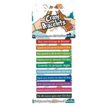 bracelets-crazy-jeu-apero-humour-cadeau | jourdefete.com