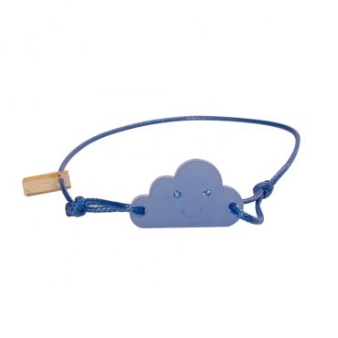 Bracelet Nuage en Sucre - Bleu