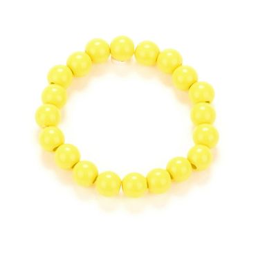 Bracelet de perles - Jaune