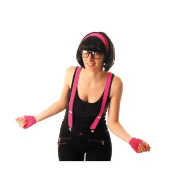 Bretelles Fluo Roses