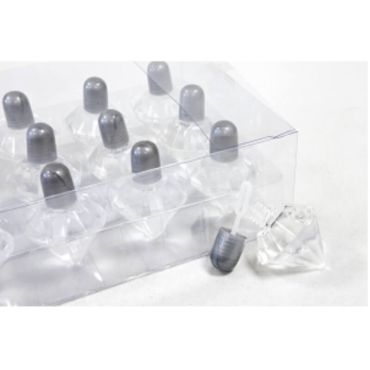 Coffret de 12 Tubes à Bulles en forme de Diamant