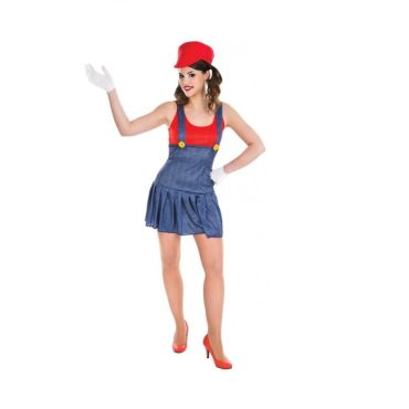 Costume Miss Plombier Femme - Taille au Choix