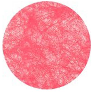 10 Sets de table ronds - Rouge