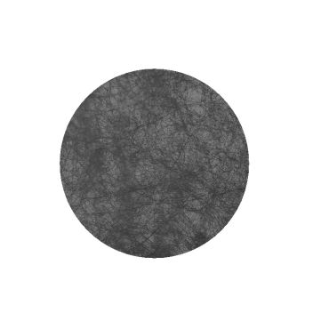 10 Sets de table ronds – Noir