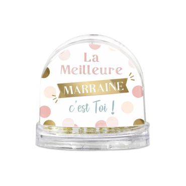 boule à neige la meilleure Marraine c'est toi !