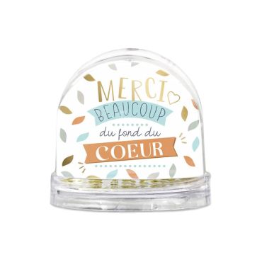 boule à neige merci beaucoup du fond du cœur