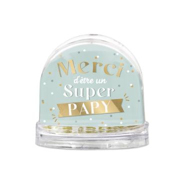 Boule à neige - Fête des Grands-Pères - Super Papy