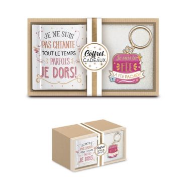 coffret mug et porte-clés chiante