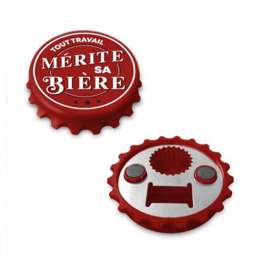 décapsuleur mural tout travail mérite sa bière | jourdefete.com