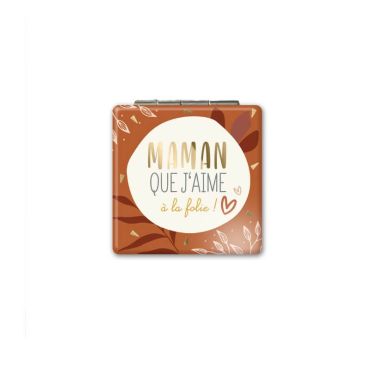 Miroir de poche - Maman que j'aime