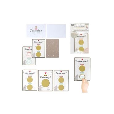 cartes à gratter modèle au choix