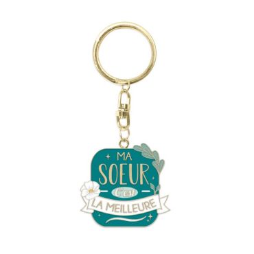 porte clé ma sœur c'est la meilleure | jourdefete.com