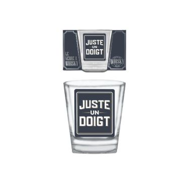 verre à whisky juste 1 doigt | jourdefete.com