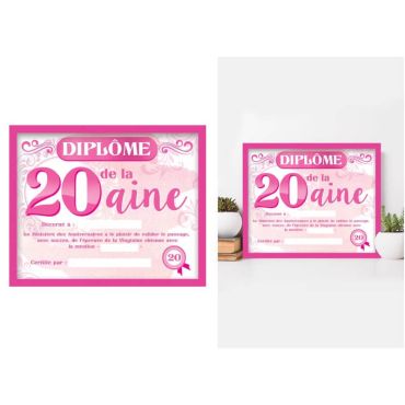cadre-20-ans-diplome | jourdefete.com