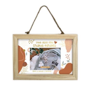 Annoncez votre grossesse aux futurs grands-parents avec ce cadre photo | jourdefete.com