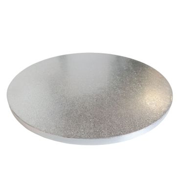 Support à gâteau rond argenté 25 cm pour support de gâteau | jourdefete.com
