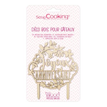 Cake topper bois Joyeux Anniversaire pour gâteaux | jourdefete.com