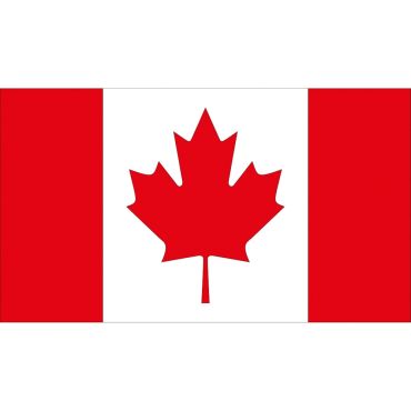 Drapeau canadien officiel en tissu pour fête nationale et anniversaire à thème | jourdefete.com