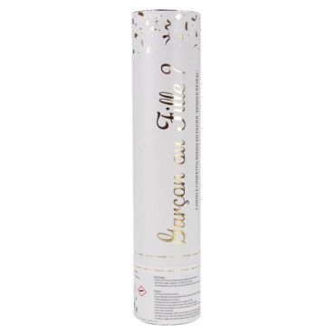 canon à confettis gender reveal fille ou garçon couleur au choix | jourdefete.com