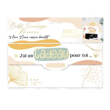 Une belle enveloppe qui va annoncer à votre proche qu'un bébé arrive | jourdefete.com