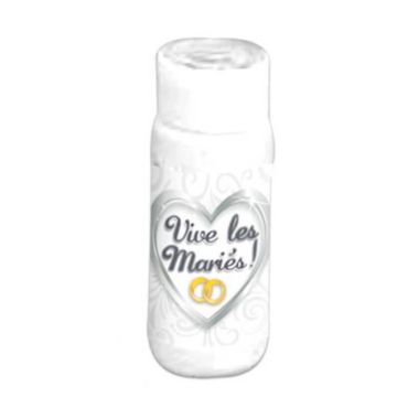 Tube à bulles "Vive les Mariés"