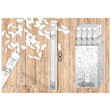 Canon à confettis Géant - Vive les mariés