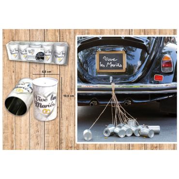 5 Boîtes à voiture balai pré-percées