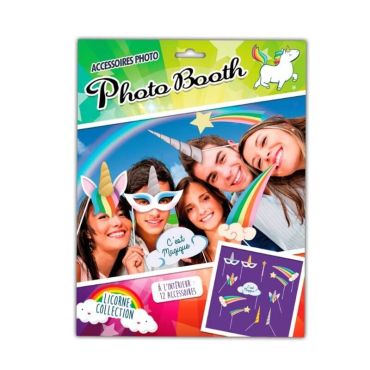 Kit Photobooth de Licorne / 12 pièces