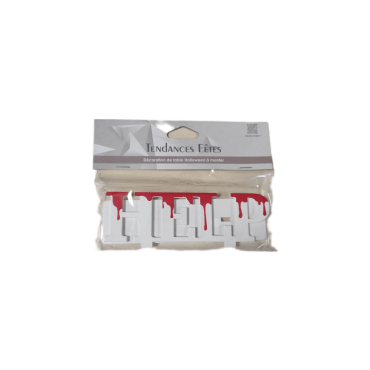 Ce "Help ensanglanté" sera idéal pour votre décoration de table pour Halloween | jourdefete.com