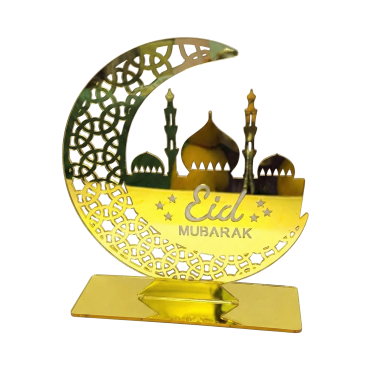 Décoration de table Eid Mubarak lune et mosquée | jourdefete.com