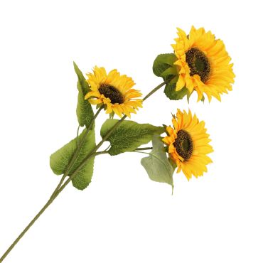 Branche décorative artificielle de tournesols pour mariage champêtre et décoration estivale | jourdefete.com Branche décorative artificielle de tournesols pour mariage champêtre et décoration estivale | jourdefete.com