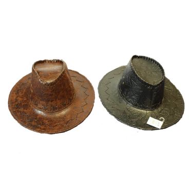 chapeau de cowboy aspect cuir pour adulte | jourdefete.com