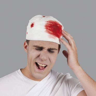 Chapeau Bandage Ensanglanté