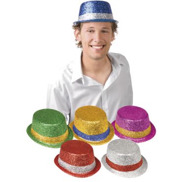 Chapeau Cavalier Paillettes - Couleur au Choix