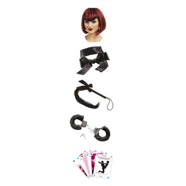 coffret de dominatrice avec 5 accessoires  | jourdefete.com